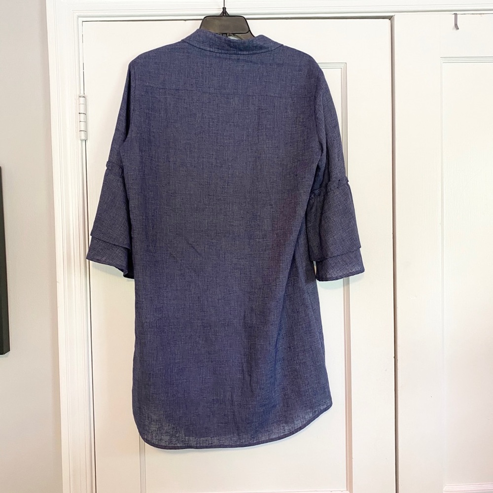 Splendid Chambray Button Down Dress - Picture 2 of 11
